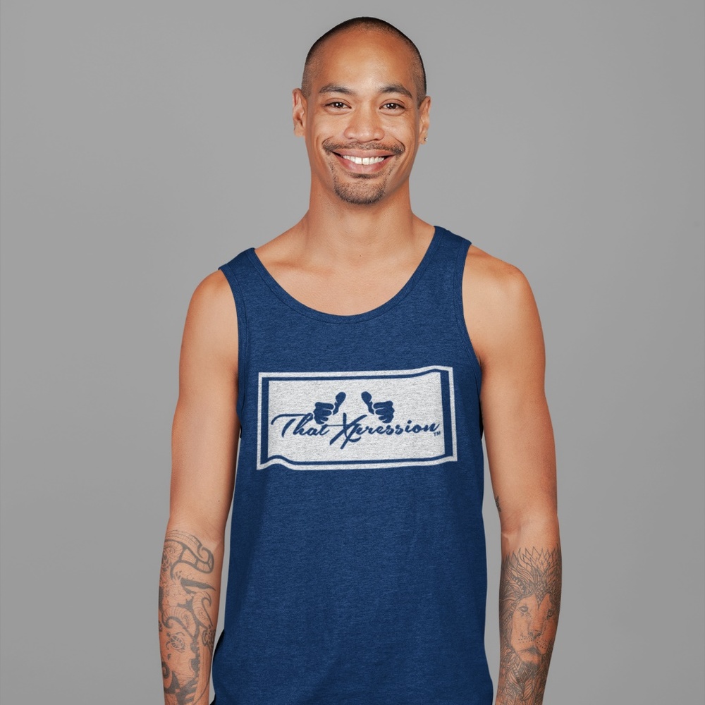 ThatXpression Unisex Tank Top Train Hard